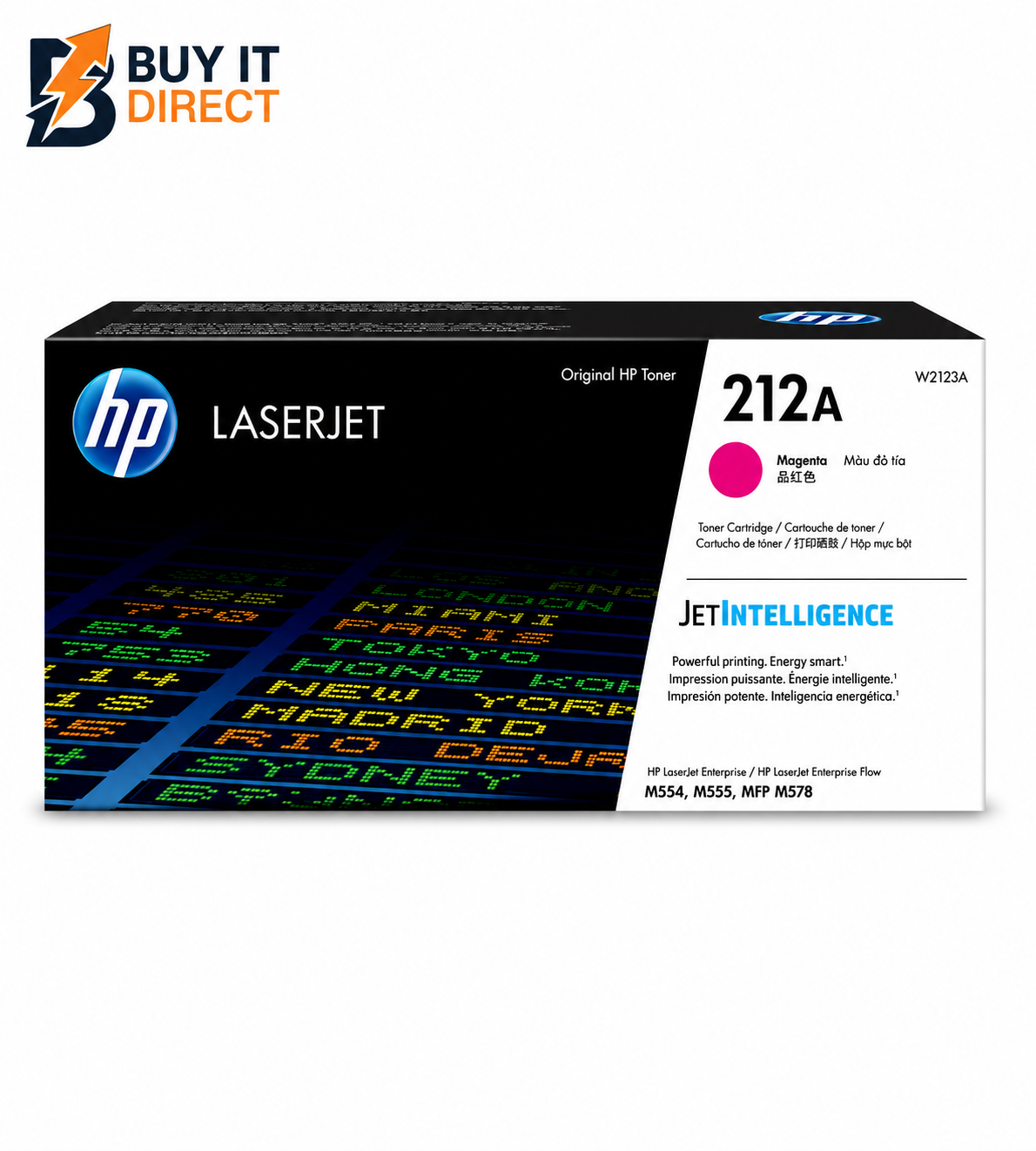 HP 212A Magenta Original LaserJet Toner Cartridge – 4,500 Pages – W2123A