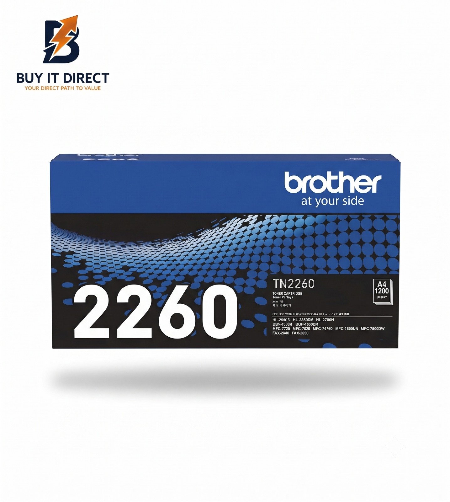 خرطوشة حبر براذر تي ان 2260 أسود