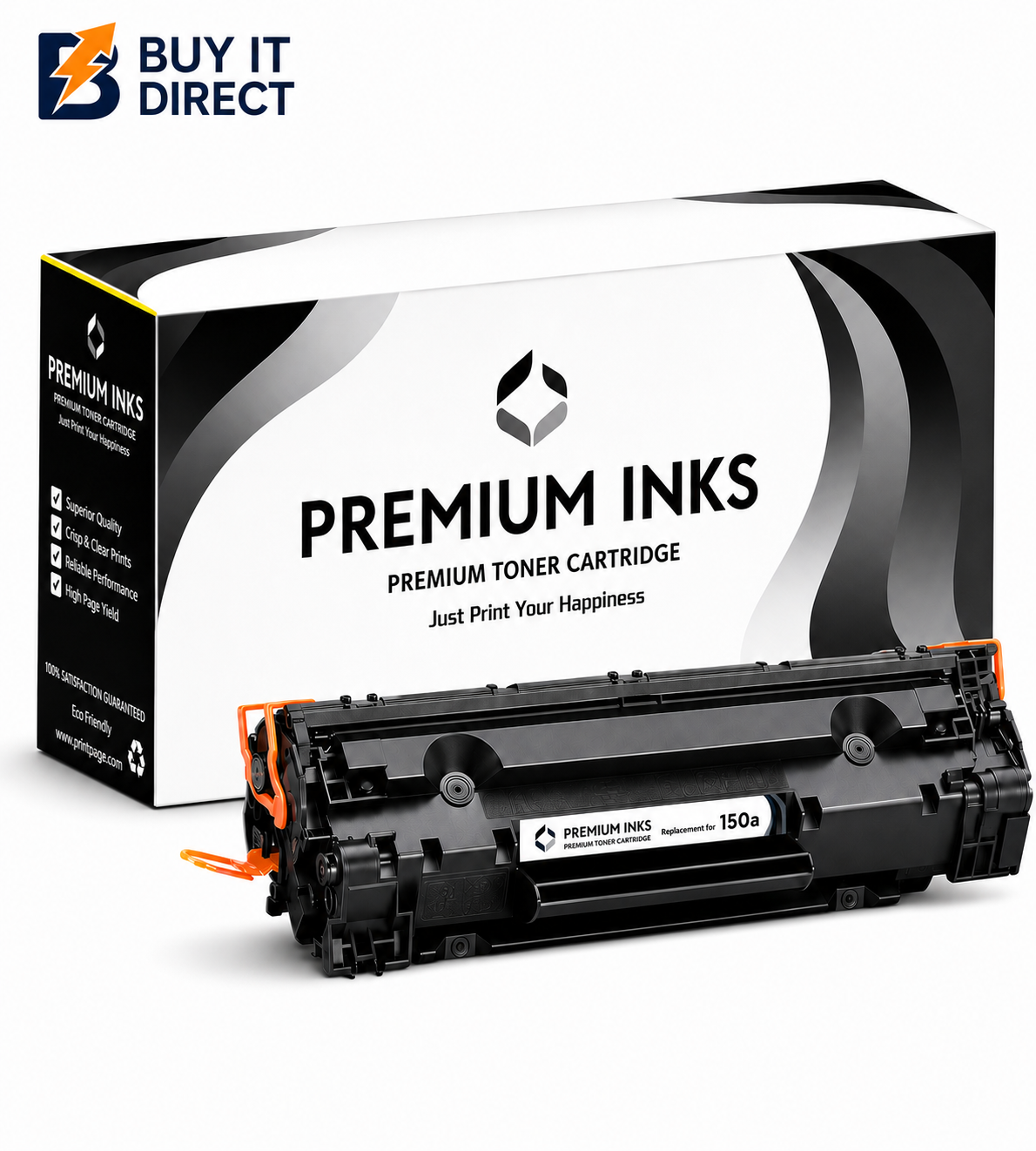 خرطوشة تونر Premium 150A أسود متوافقة W1500A لطابعات HP LaserJet