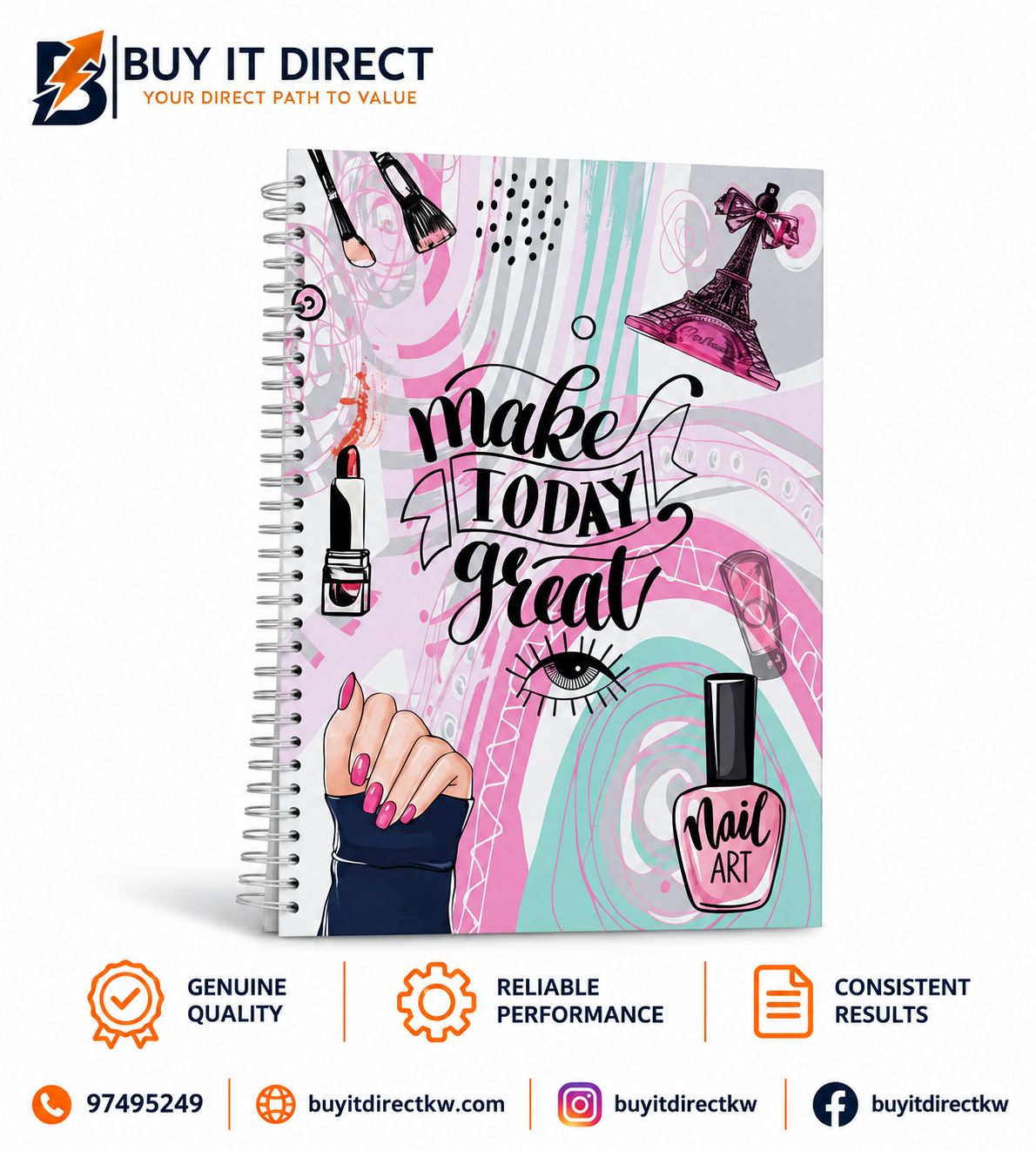 Oxford Spiral Notebook