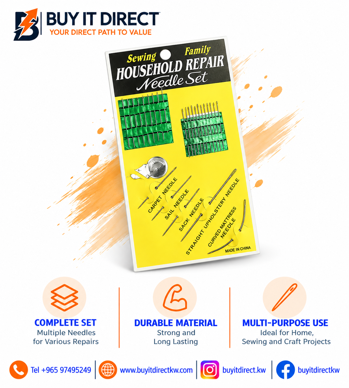 Household Needles Repair Set