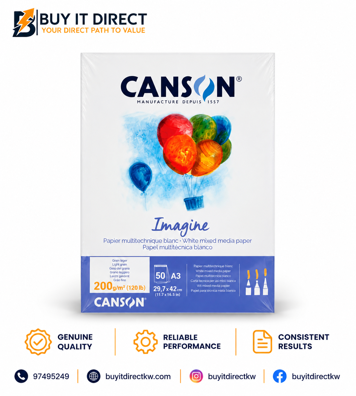 Canson Imagine Paper 200 gsm