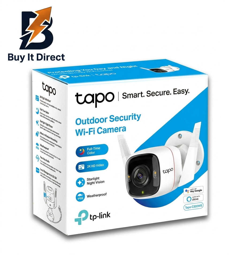 كاميرا TP-Link Tapo C320WS الأمنية الخارجية التي تعمل عبر Wi-Fi