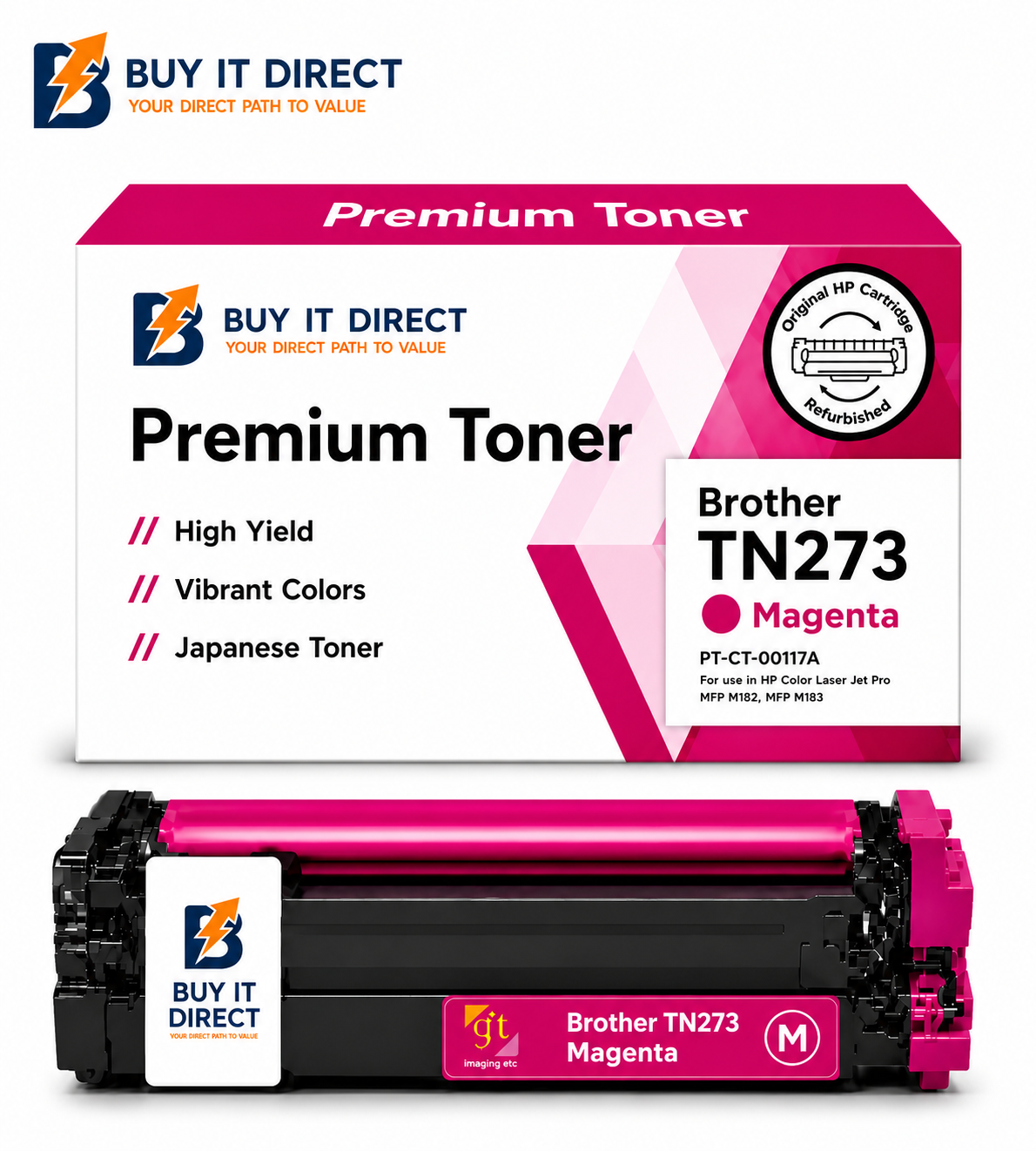 Premium Brother TN273M Magenta Toner Cartridge