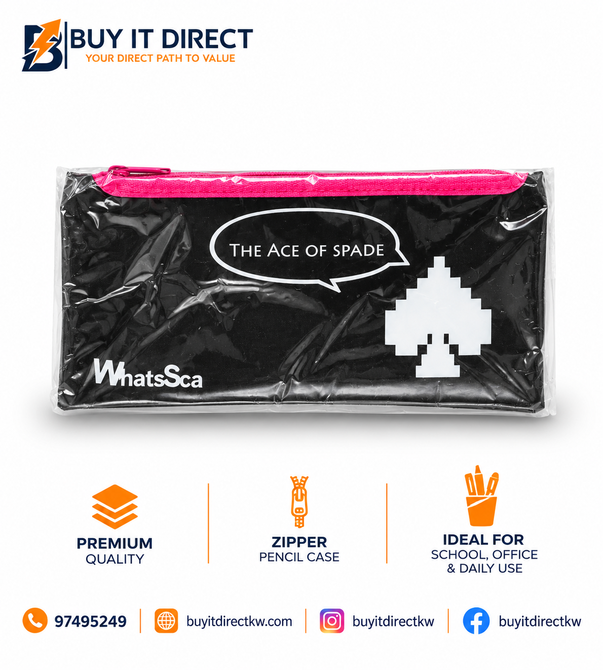 Blue STAR Pencil Case