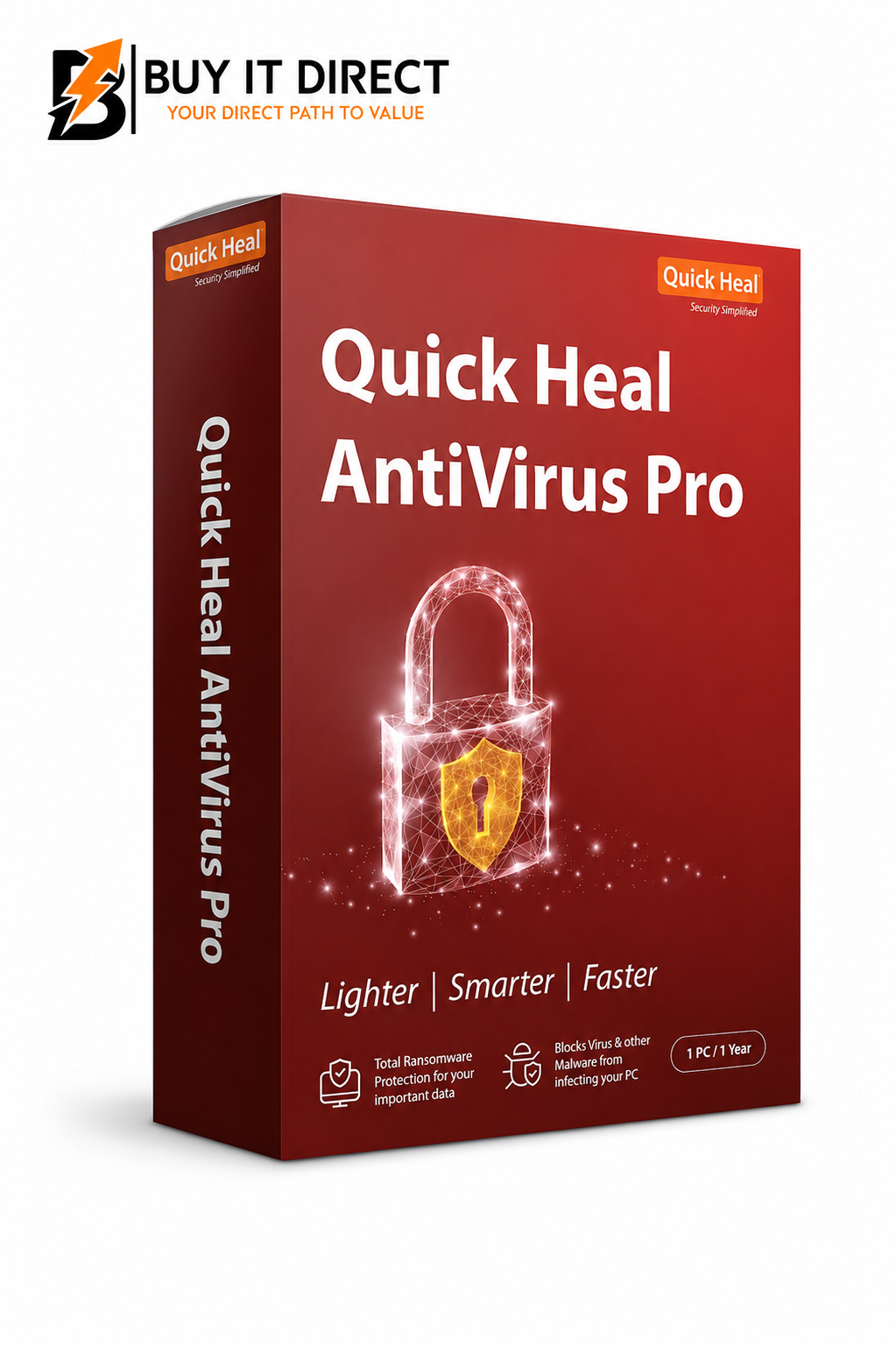 كويك هيل AntiVirus Pro برنامج حماية وأنتي فايروس لمستخدم واحد لأجهزة Windows