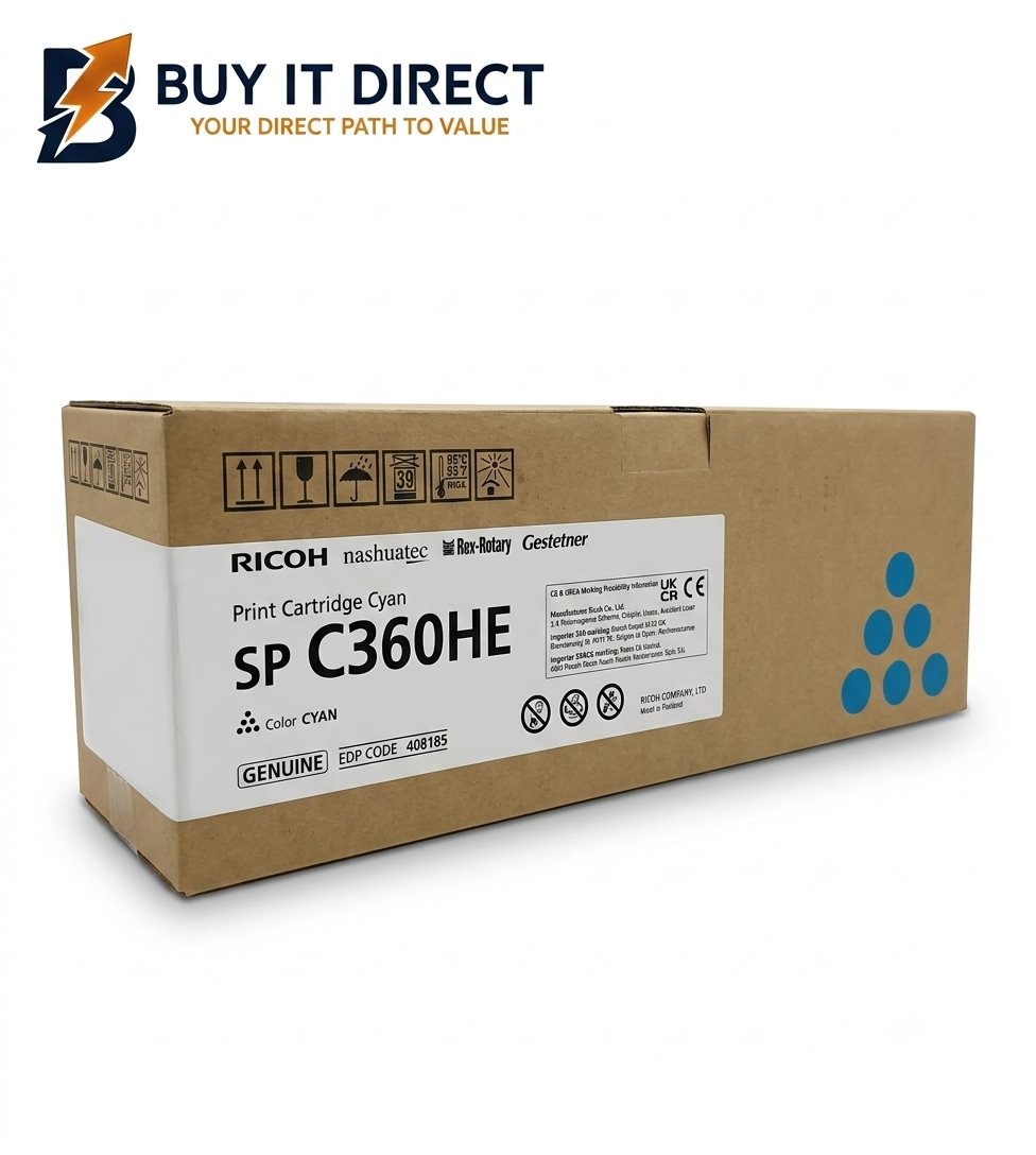 Ricoh SP C360HE Original Toner Cartridge Cyan