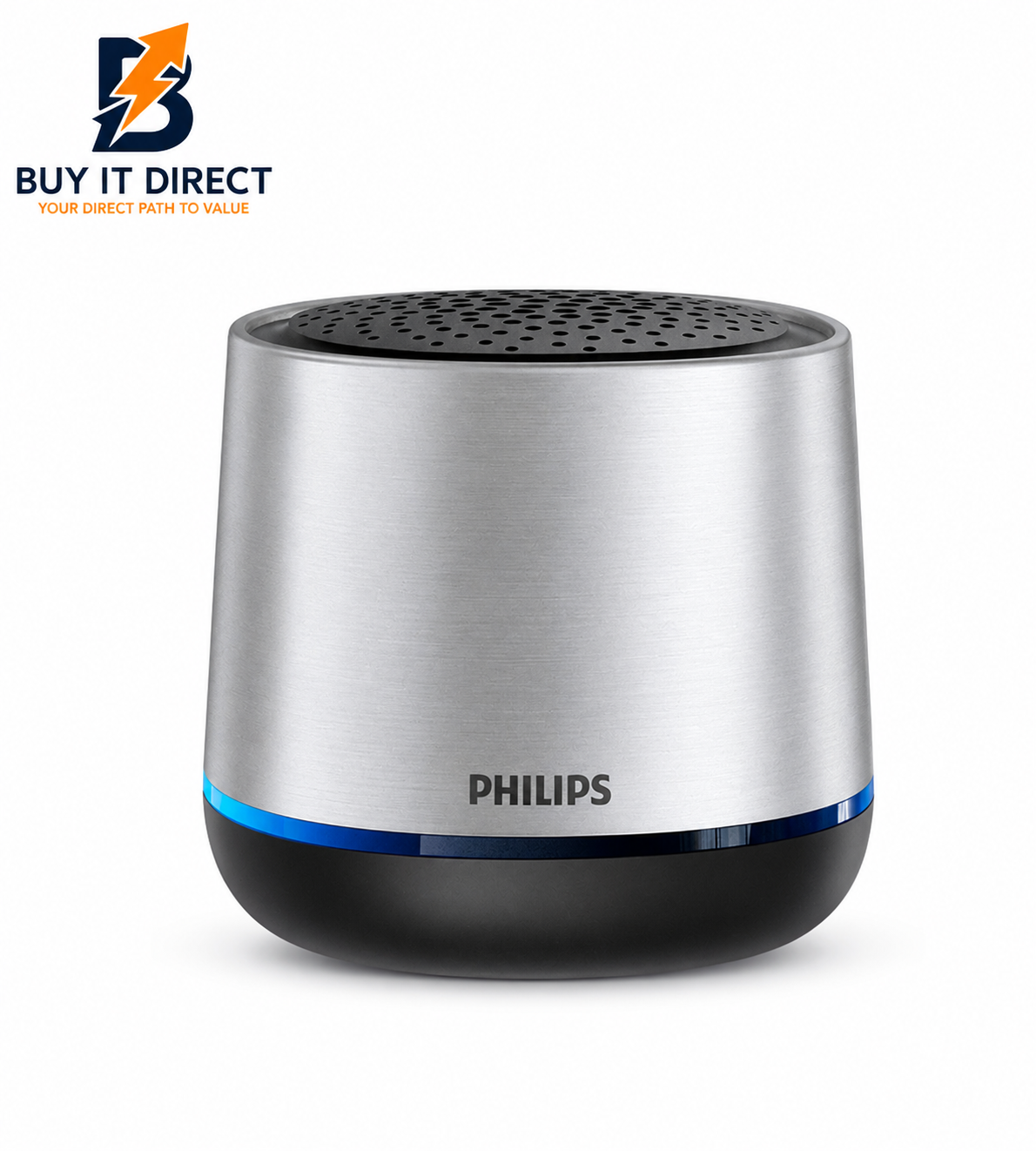 Philips TAS1009SL/93 Portable Bluetooth Speaker – Glacier Silver