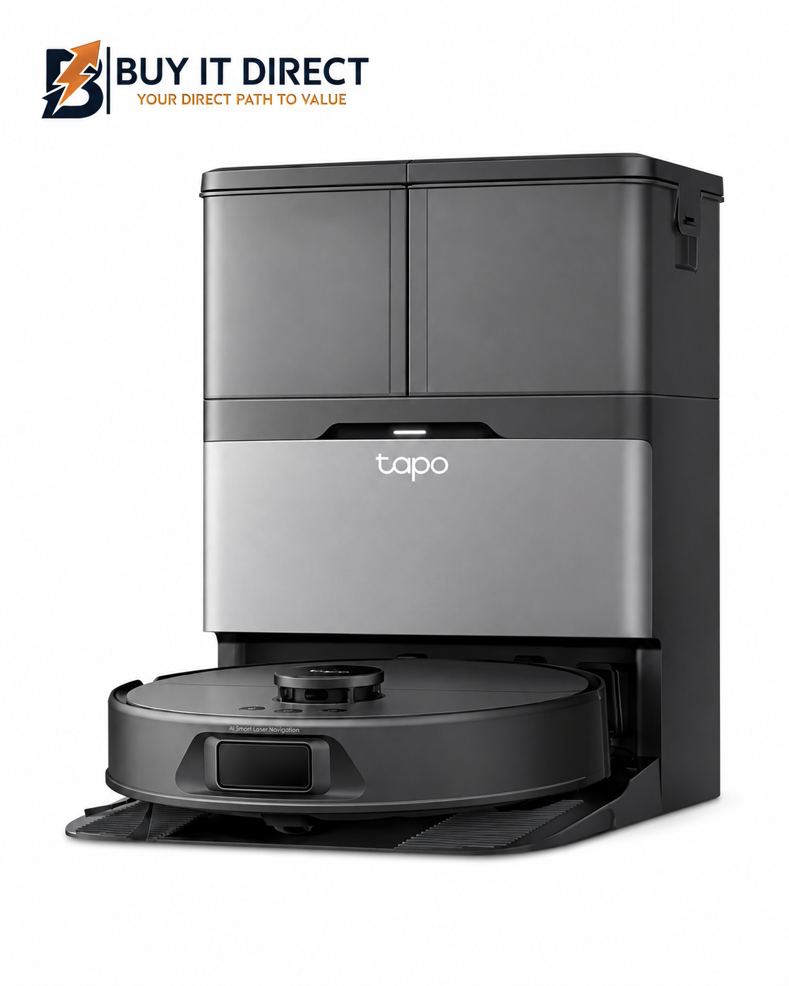 TP Link Tapo RV50 Pro Omni Robot Vacuum and Mop with Advanced Self Cleaning Dock 5200mAh 280ml