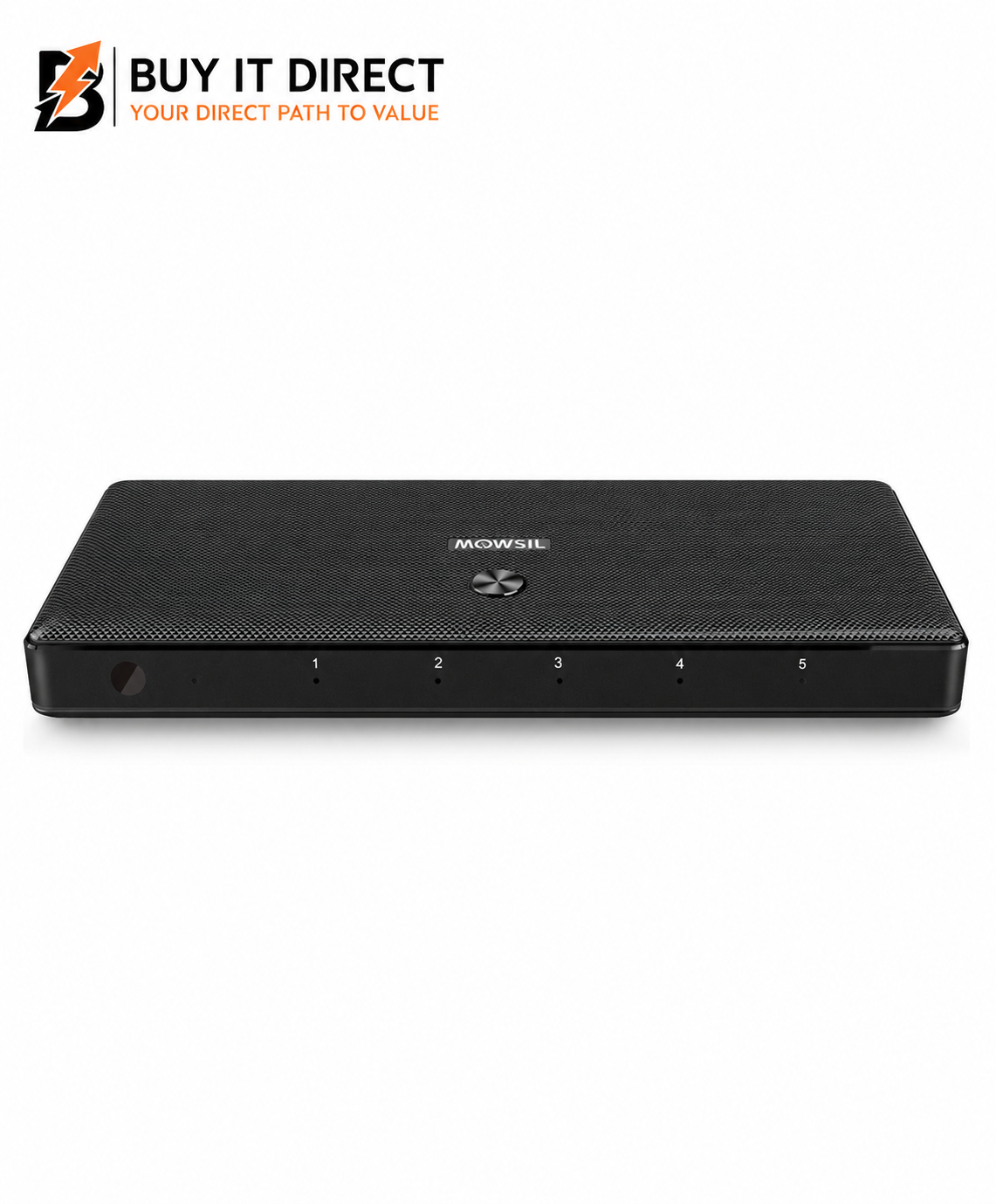 Mowsil 5 Port HDMI Switch 4K 60Hz HDMI 2 0 18Gbps HDR HDCP 2 2 3D IR Remote
