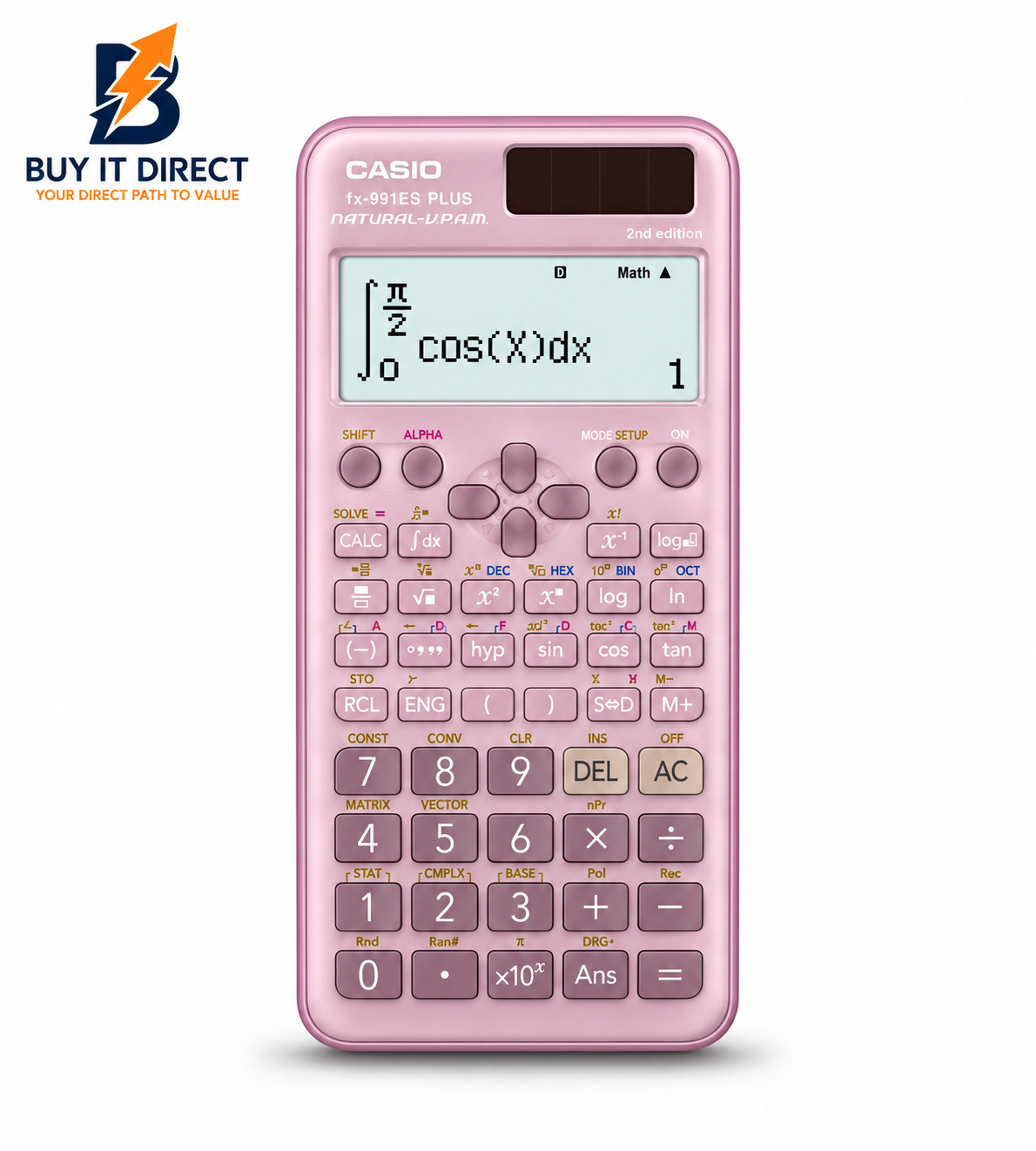 Casio FX991ESPLUS2PKWDT Scientific Calculator Pink