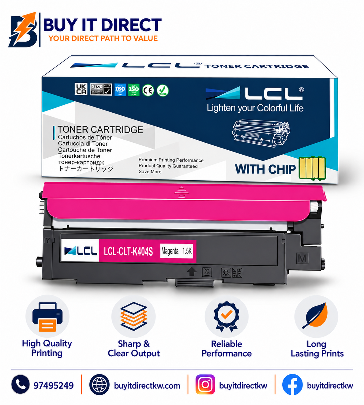 Premium Compatible Toner M404S for Samsung