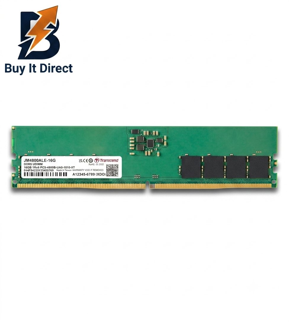 Transcend 16GB 4800MHz DDR5 Desktop PC RAM Memory