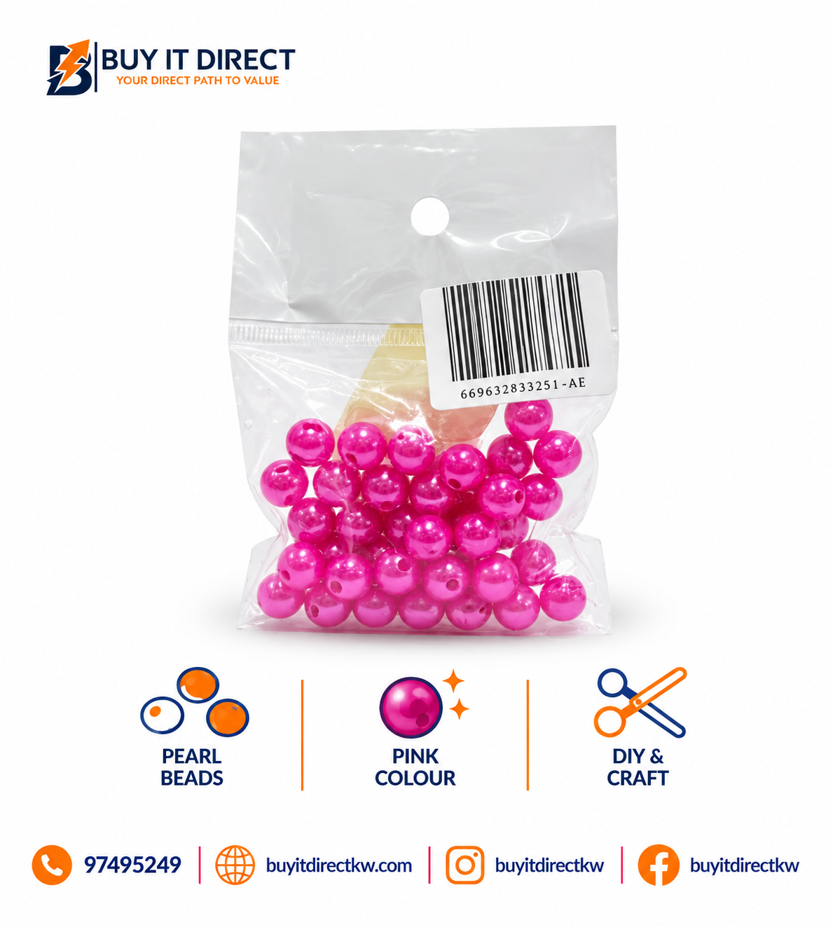 Purple Pearl Beads