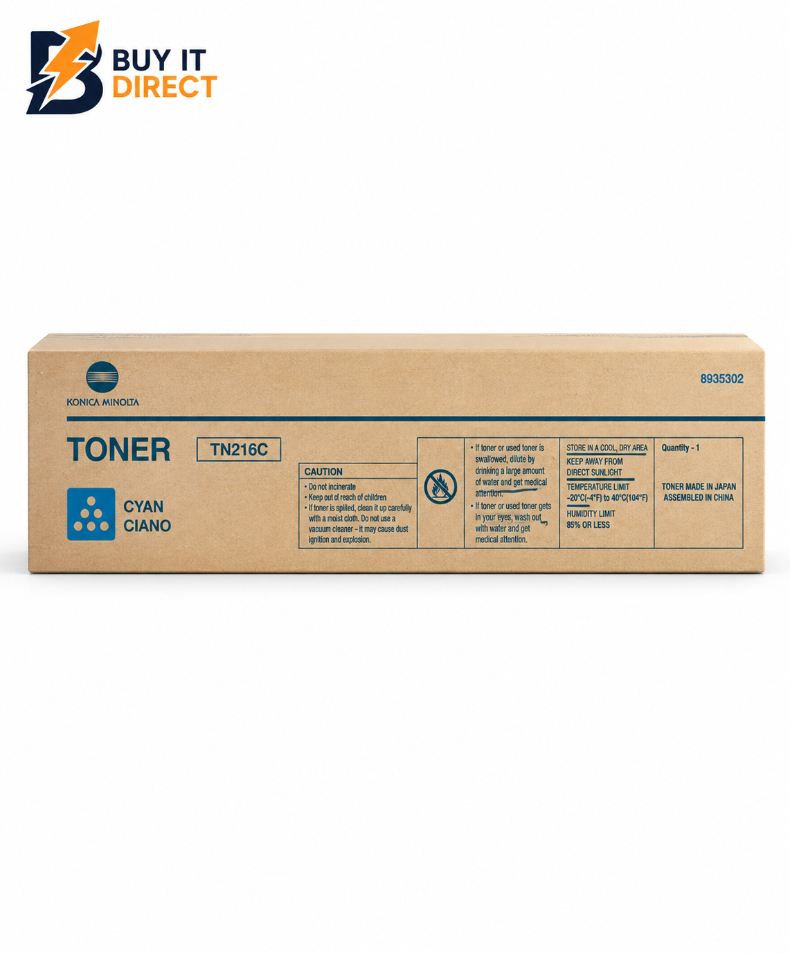 Konica Minolta Tn210 Original Cyan Laser Toner Cartridge