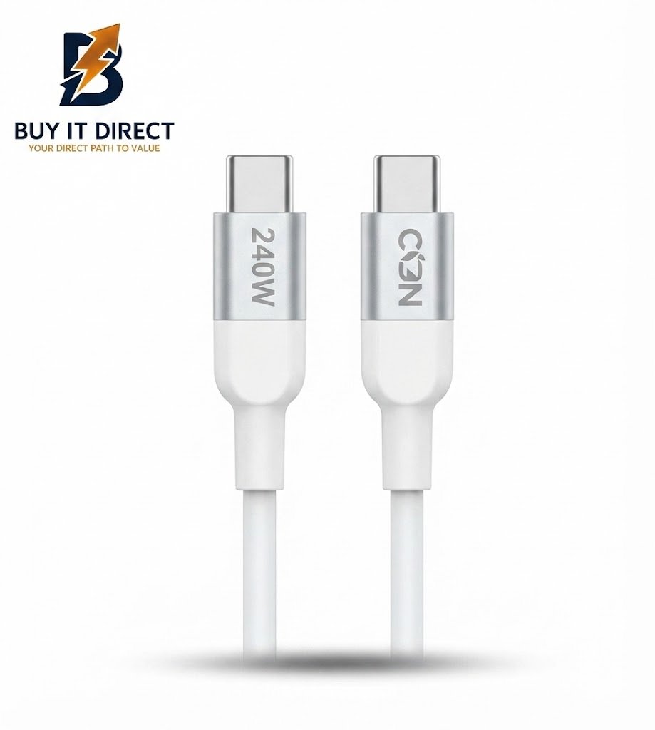Neo NE9-DA66 USB-C to USB-C Cable 240W 2M - White