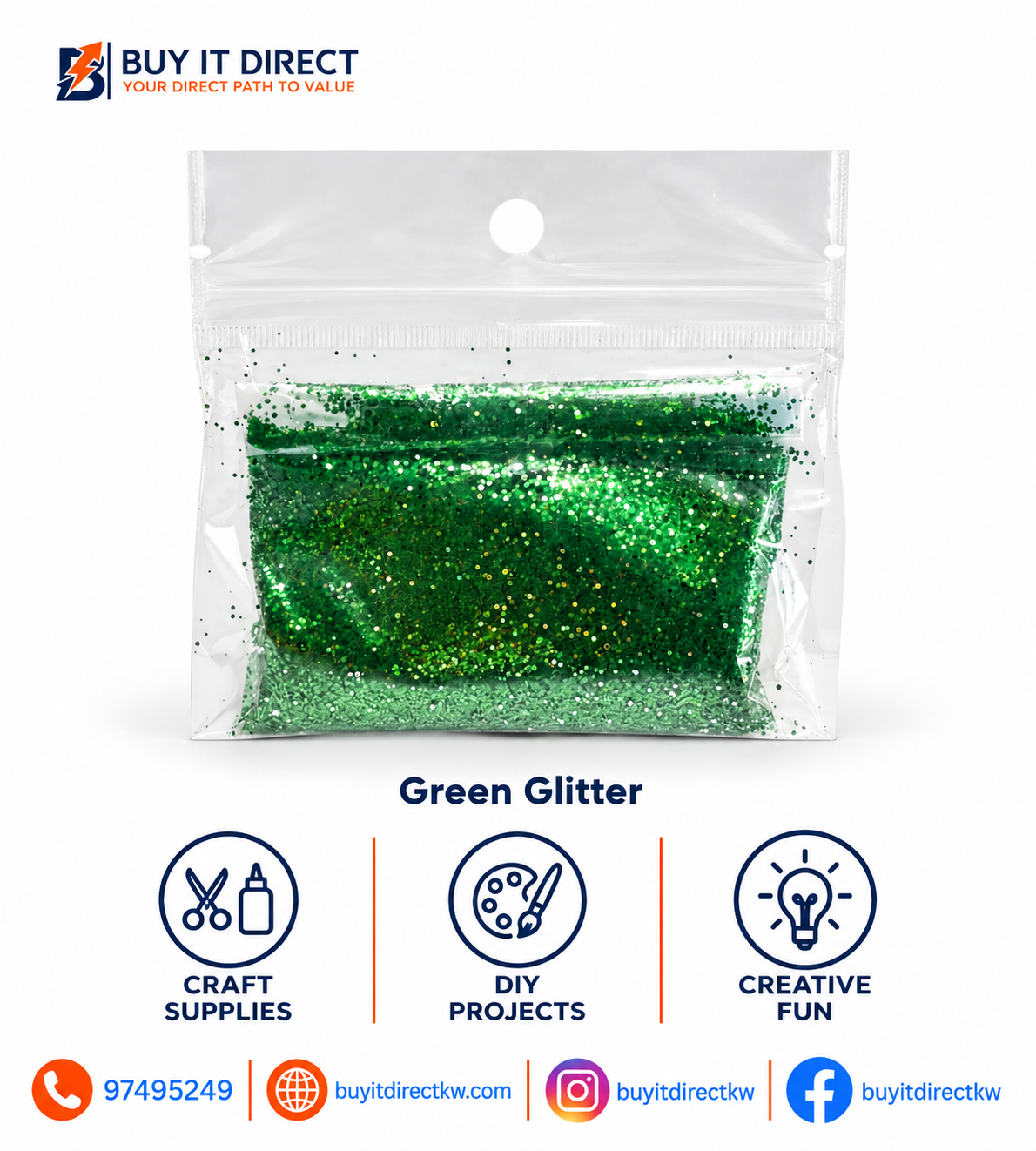 Green Glitter Powder
