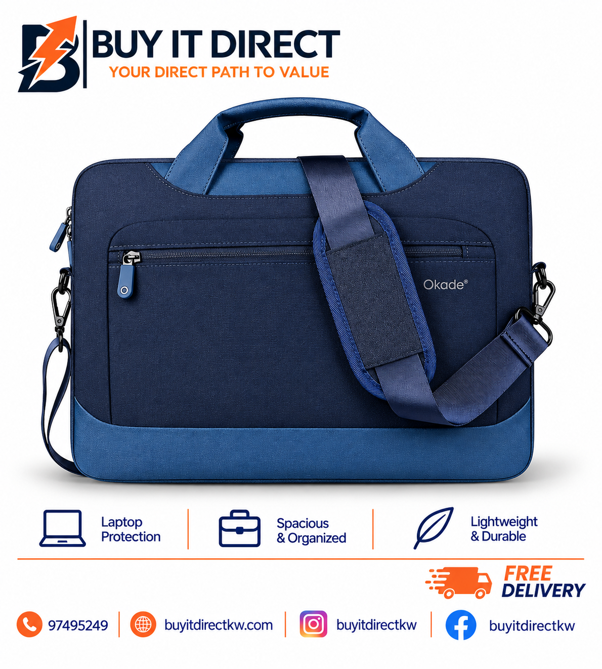 Okade T62 13 To 14 Inch Laptop Bag