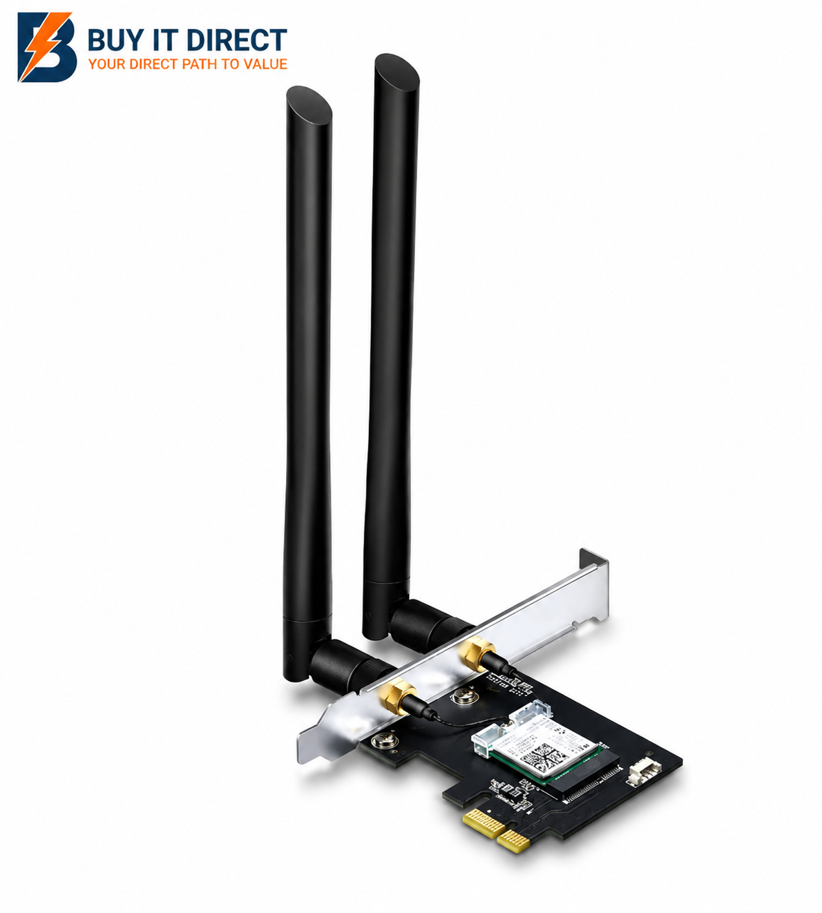 محول TP-Link Archer T5E AC1200 للشبكة اللاسلكية (WiFi) وتقنية Bluetooth 4.2 بمنفذ PCIe