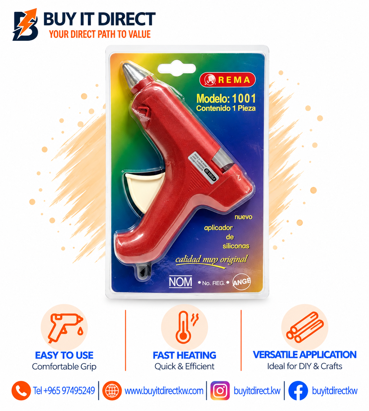 Hot Melt Glue Gun No. 1001