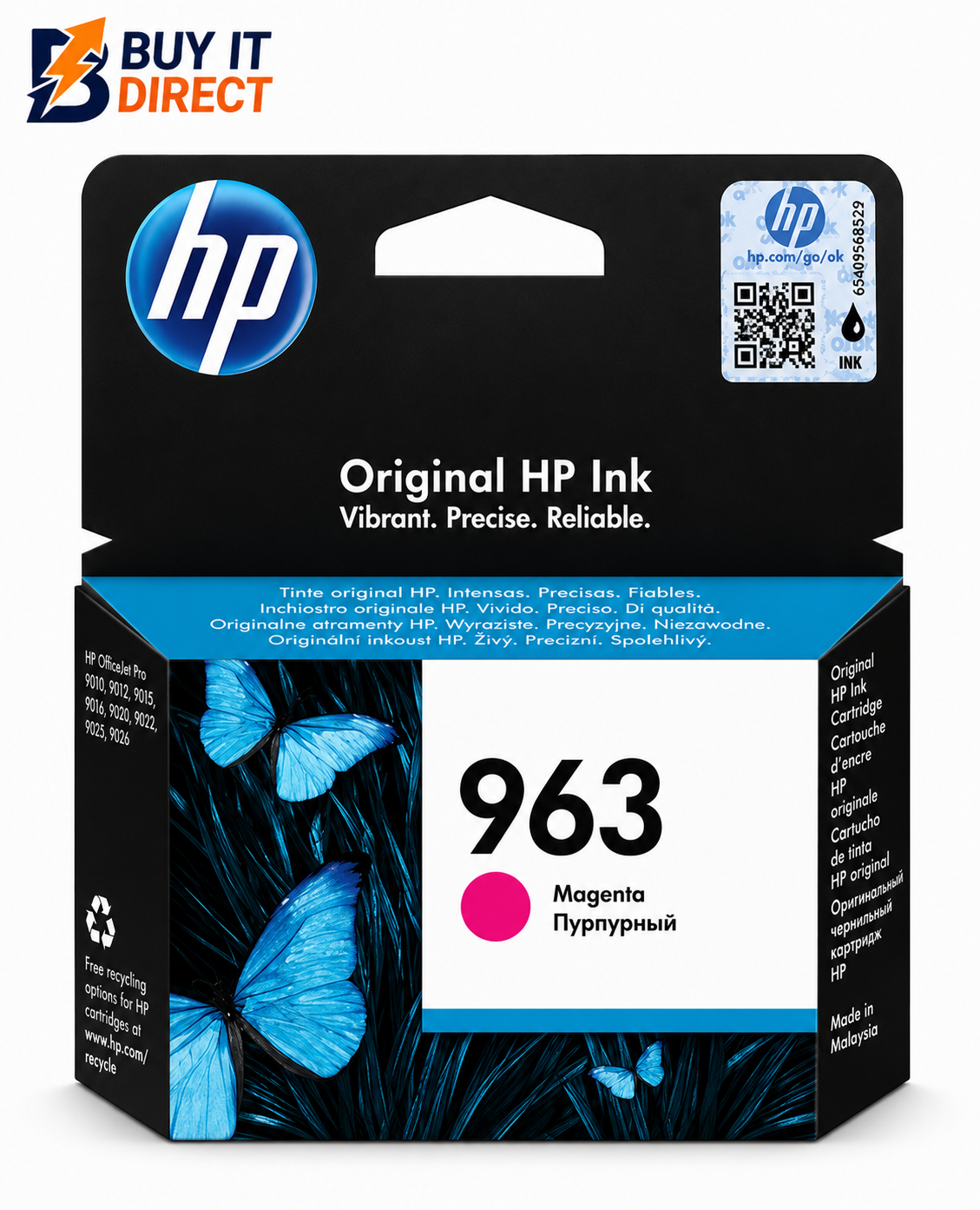 HP 963 Magenta Ink Cartridge