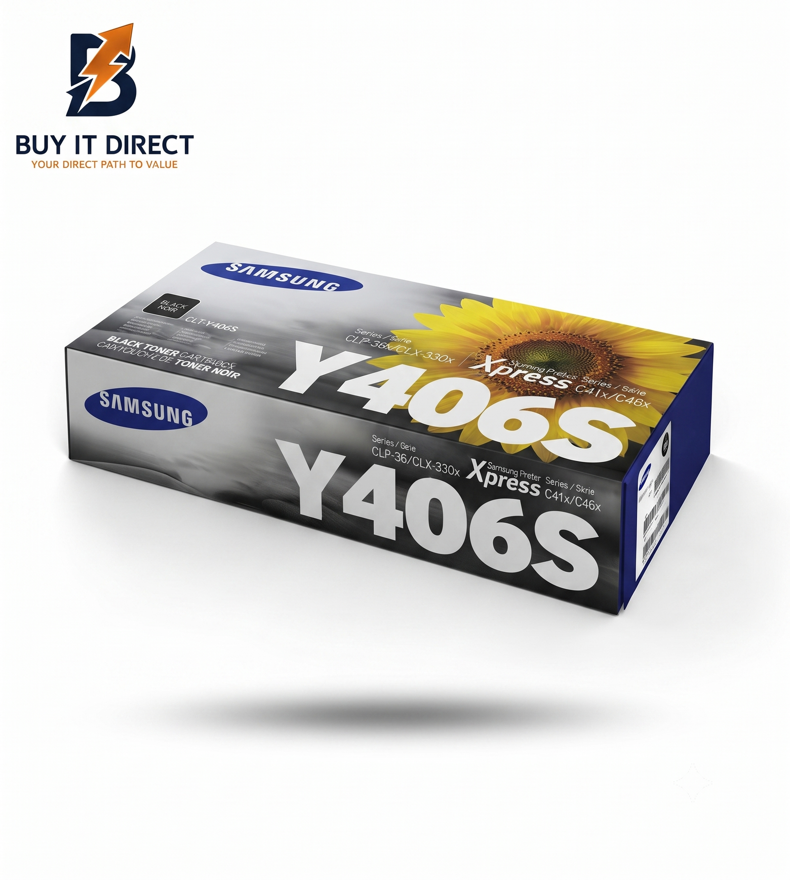 خرطوشة حبر ليزر (تونر) سامسونج CLT-Y406S - لون أصفر