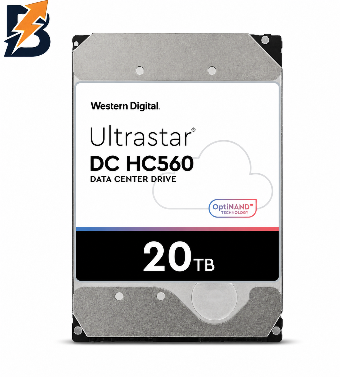 WD Ultrastar DC HC560 Hard Drive - 20TB / 3.5-Inch / SATA-III / 7200 RPM / 512MB