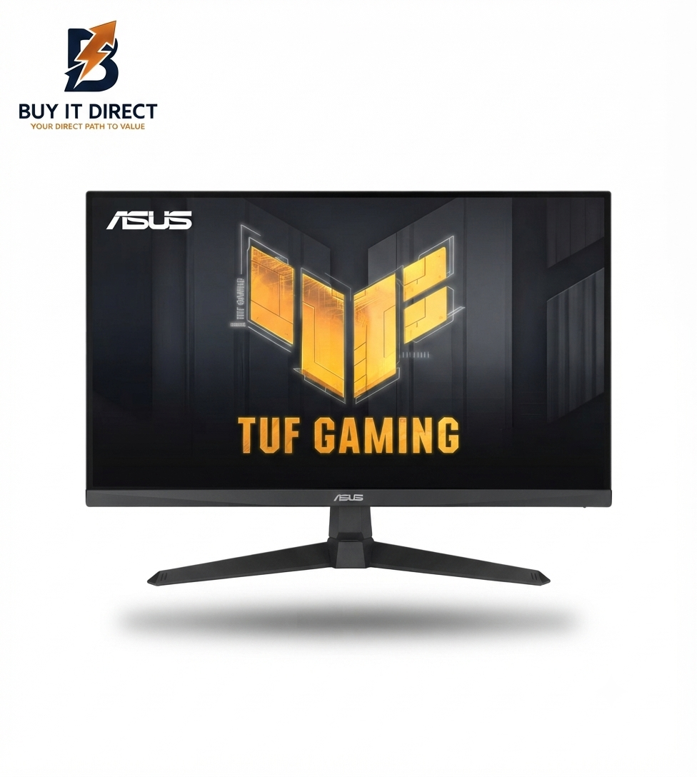 شاشة ألعاب Asus Tuf Gaming VG279Q3A مقاس 27 بوصة بدقة FHD ومعدل تحديث 180 هرتز بتقنية IPS، لون أسود