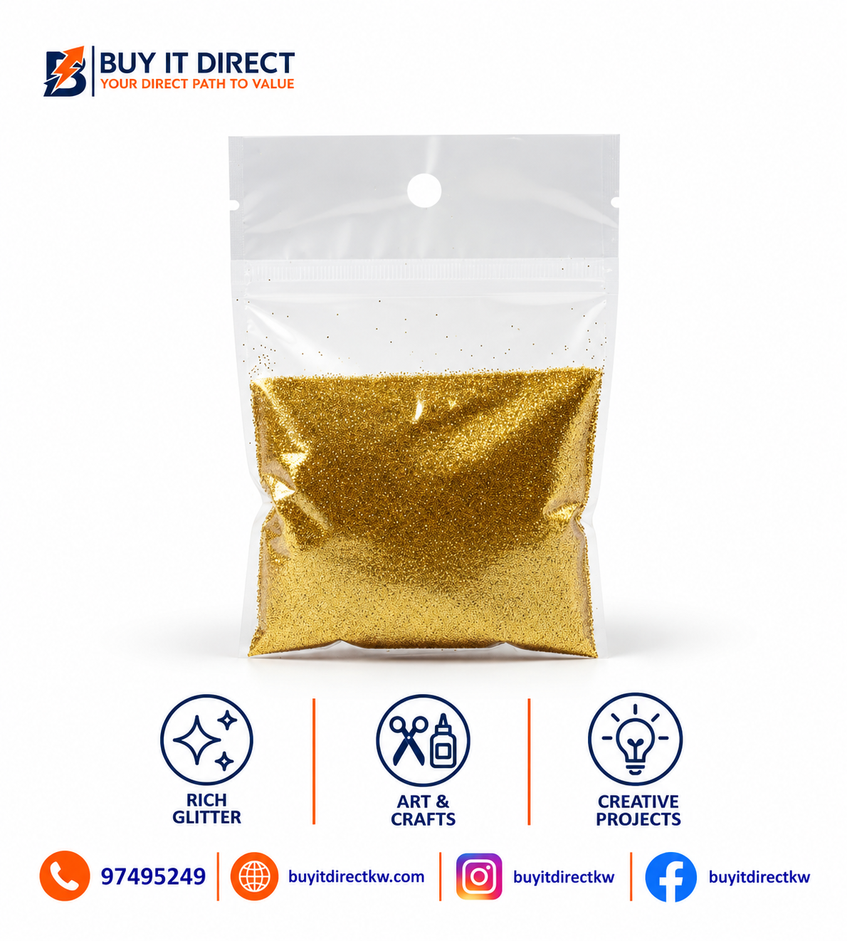 Glitter Powder – Gold