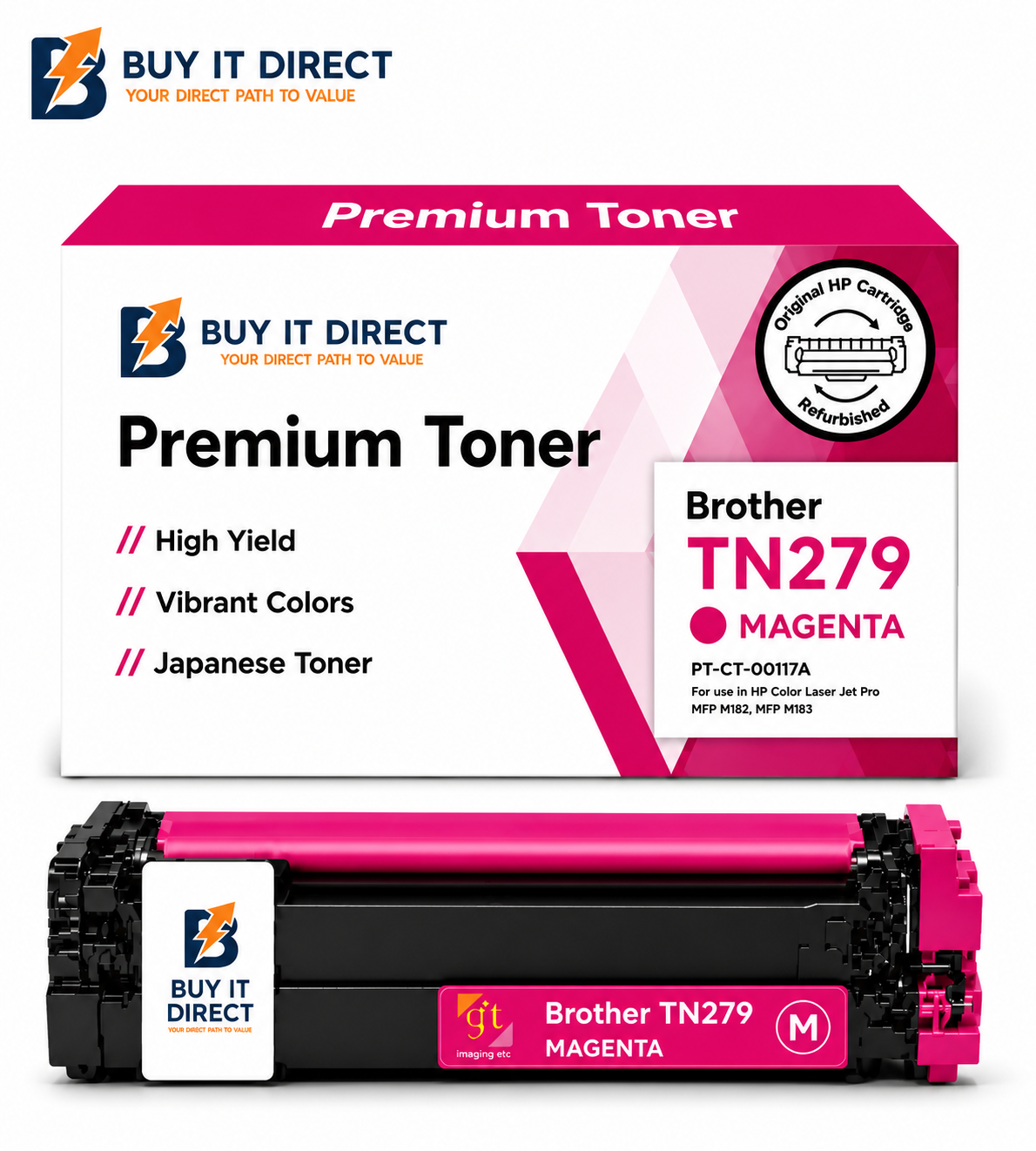 Premium Brother TN279M Magenta Toner Cartridge