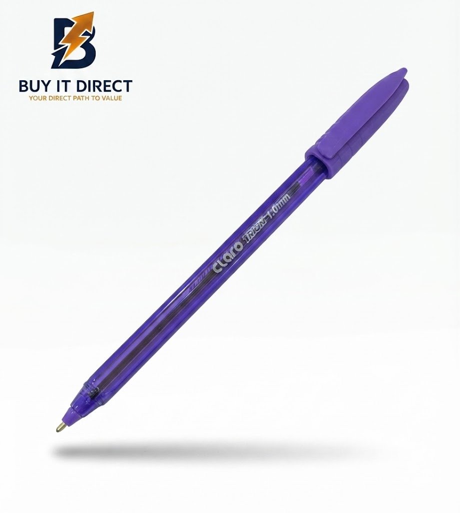 Trion Triangular Ball Pen 10 Pcs Box 1.0 mm