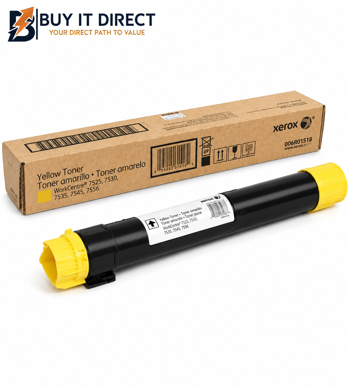 Xerox 7535 006R01518 Yellow Toner