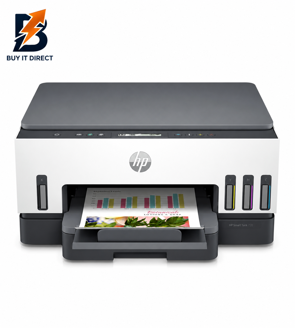 HP Smart Tank Printer 720 AIO – 15ppm / 4800dpi / A4 / USB / Wi-Fi / Color Inkjet
